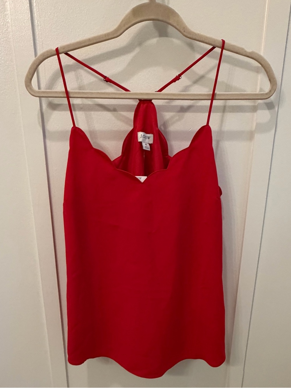 J. Crew Red Racerback Cami | Size 6